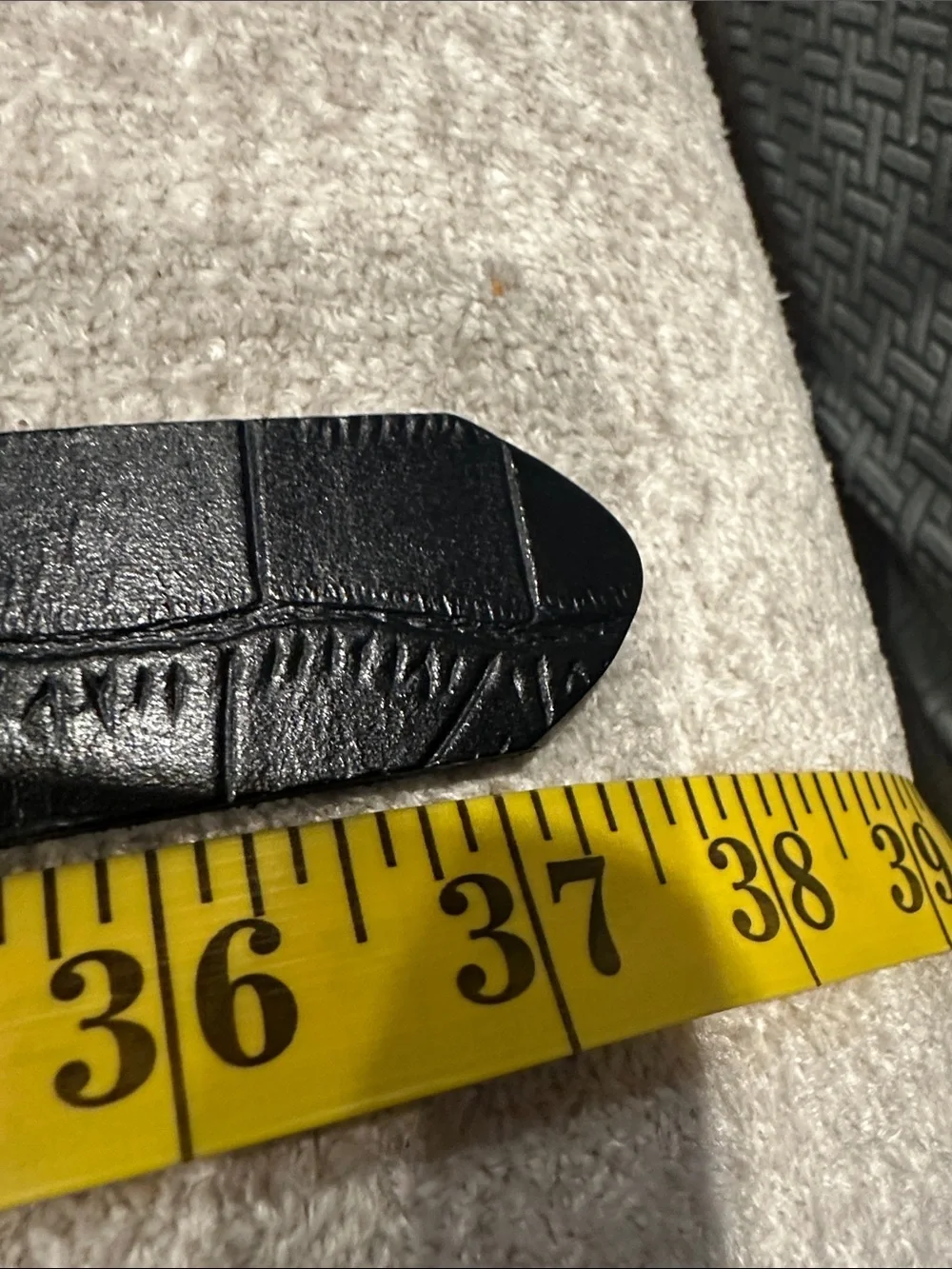 Zara Black Leather Belt with Antique Gold Chain Links
